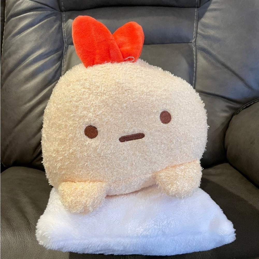 Sumikko Gurashi Tokage Ebifurai-No-Shippo Sushi 12.5" Plush Stuffed Toy New